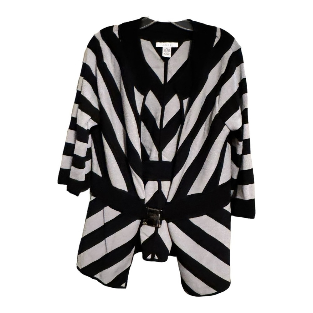 Vintage Grace Cardigan Sweater with‎ Attached Belt